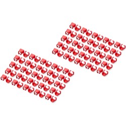Buy DIGITUS Color Clips for Patch Cables RJ45 - Red - 100 pcs in Cyprus, Nicosia, Limassol, Larnaka, Pafos