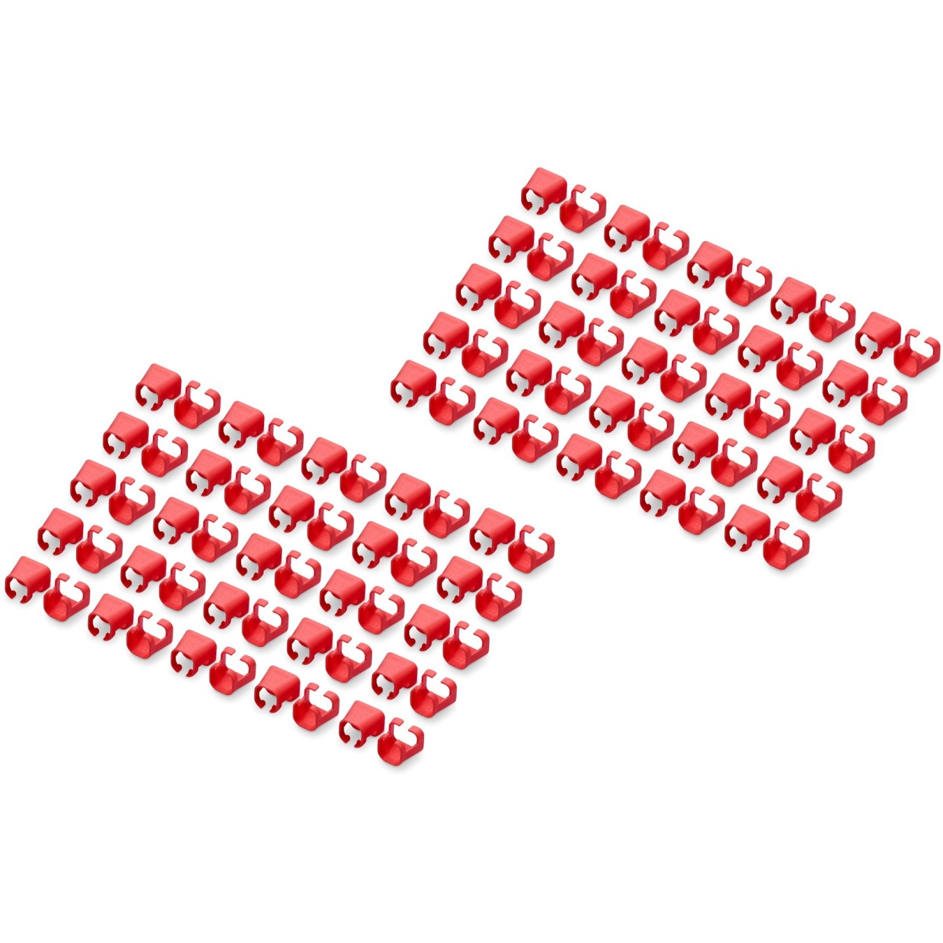 DIGITUS Color Clips for Patch Cables RJ45 - Red - 100 pcs — Buy in Cyprus with Fast Delivery