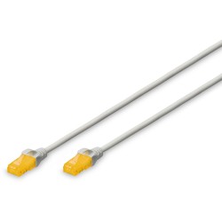 Buy DIGITUS CAT 6A U/UTP Slim Patch Cable 1.0m Grey in Cyprus, Nicosia, Limassol, Larnaka, Pafos