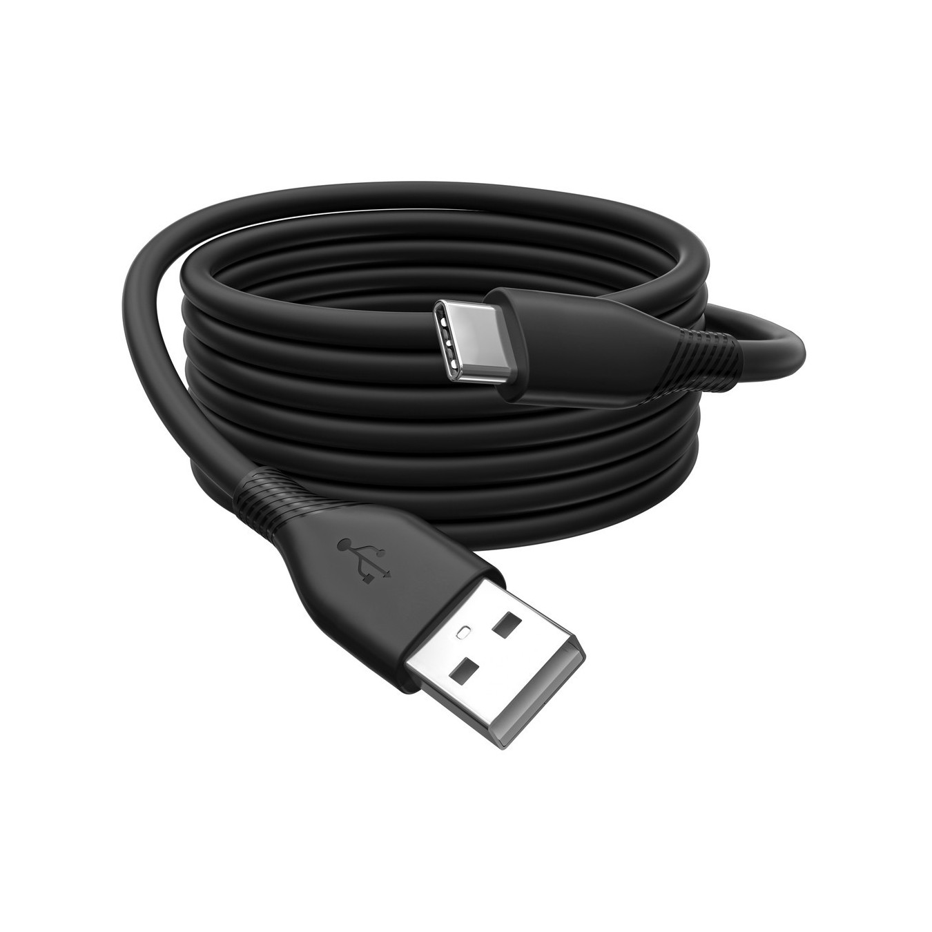 DIGITUS USB 2.0 Cable USB-C to USB-A - 0.5m - Black — Buy in Cyprus with Fast Delivery