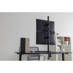 Buy DIGITUS Dual Monitor Vertical Mount 17-32in (43-81cm) Desk Clamp - 2x Arm, 8... in Cyprus, Nicosia, Limassol, Larnaka, Pafos