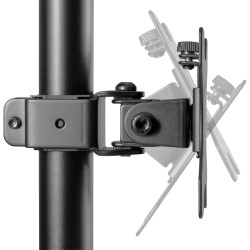 Buy DIGITUS Dual Monitor Vertical Mount 17-32in (43-81cm) Desk Clamp - 2x Arm, 8... in Cyprus, Nicosia, Limassol, Larnaka, Pafos