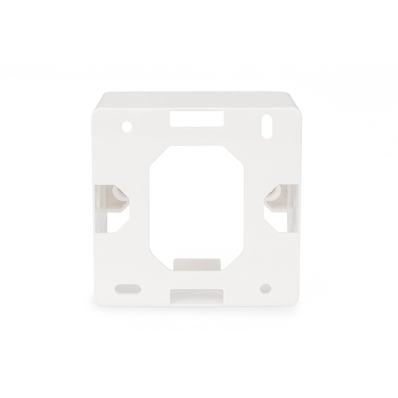 Surface Mount Enclosure for Keystone Wall Outlet - White (80x80 mm opening, 50 mm depth) — Buy in Cyprus with Fast Delivery