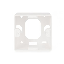 Buy Surface Mount Enclosure for Keystone Wall Outlet - White (80x80 mm opening, ... in Cyprus, Nicosia, Limassol, Larnaka, Pafos