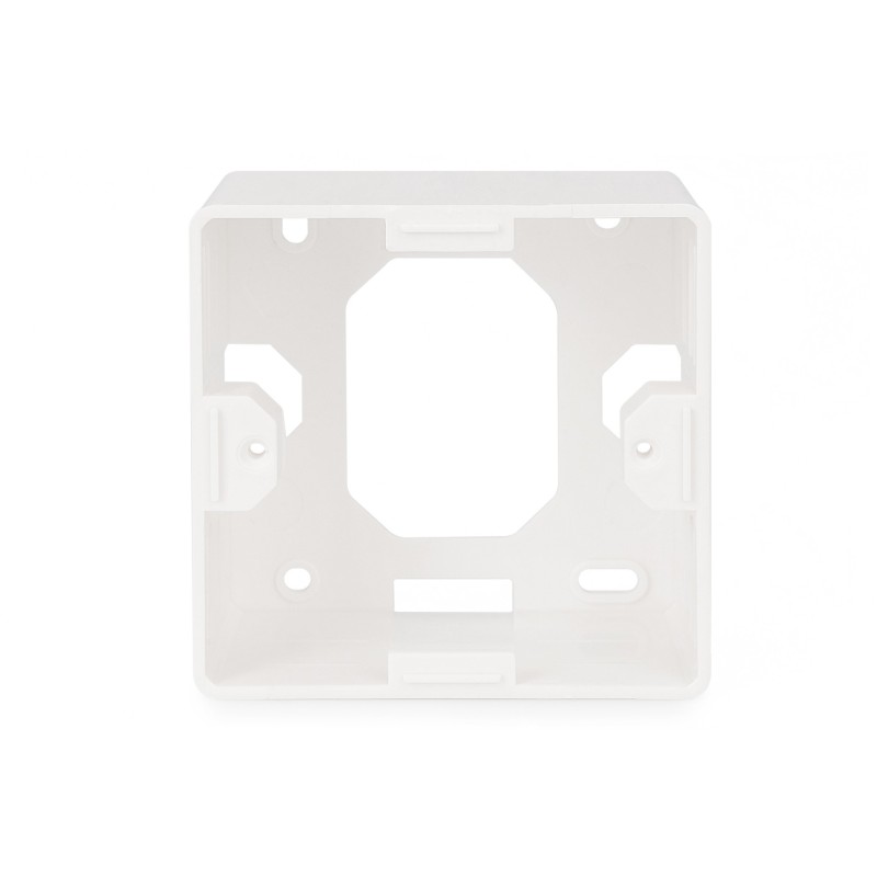 Buy Surface Mount Enclosure for Keystone Wall Outlet - White (80x80 mm opening, ... in Cyprus, Nicosia, Limassol, Larnaka, Pafos