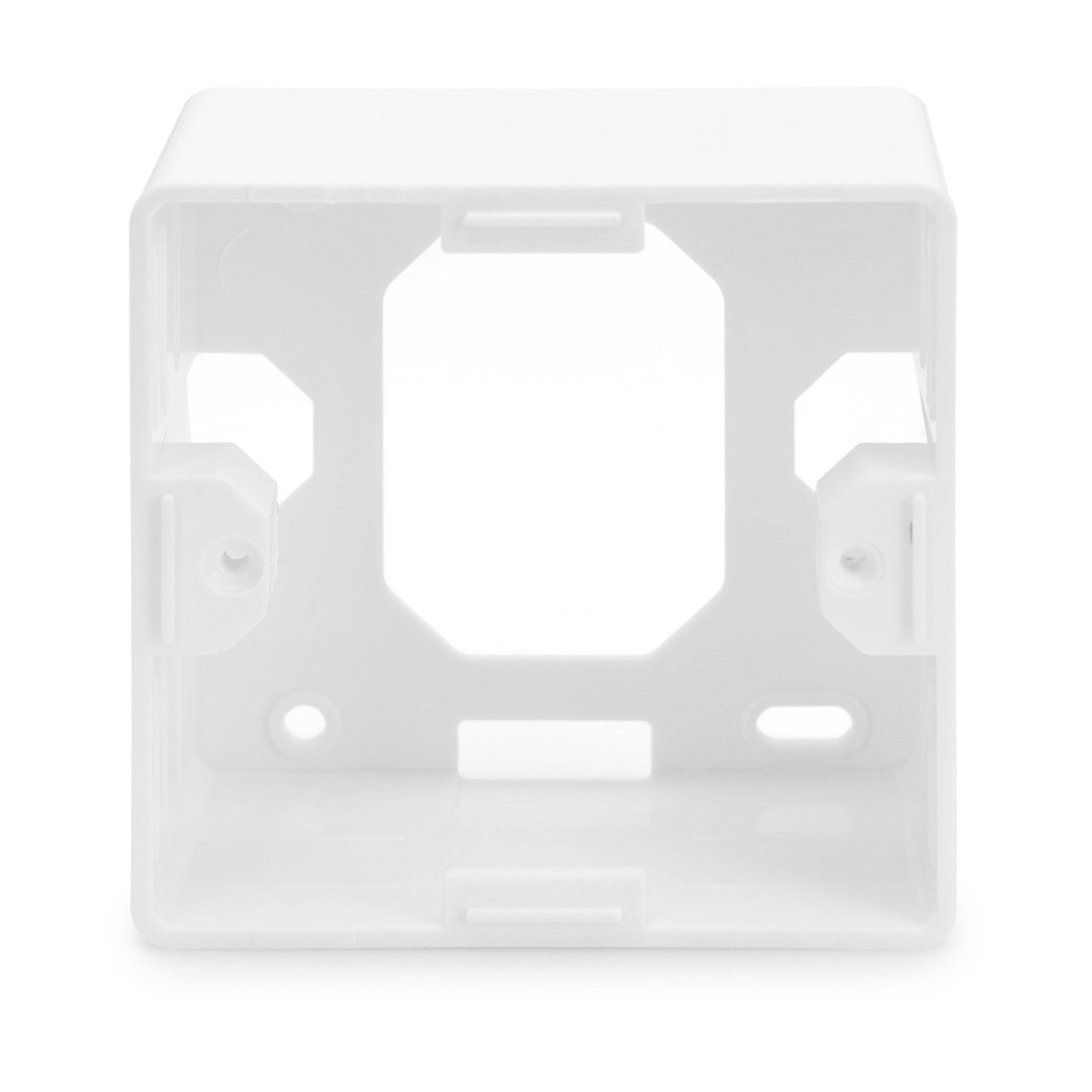 DIGITUS RJ45 Outlet 2x RJ45 Cat6 Shielded Surface-Mount 5-Piece Set - Shielded Cat6, Surface-Mount