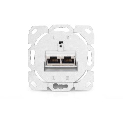 Buy DIGITUS RJ45 Outlet 2x RJ45 Cat6 Shielded Surface-Mount 5-Piece Set - Shield... in Cyprus, Nicosia, Limassol, Larnaka, Pafos