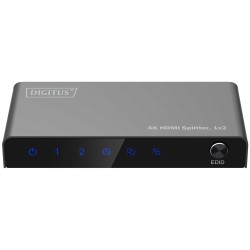 Buy DIGITUS HDMI Splitter 1x2 4K 60Hz HDCP 2.3 EDID Control in Cyprus, Nicosia, Limassol, Larnaka, Pafos