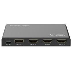 Buy DIGITUS HDMI Switch - 3x1 8K60 HDR, HDCP 2.3 - Black in Cyprus, Nicosia, Limassol, Larnaka, Pafos