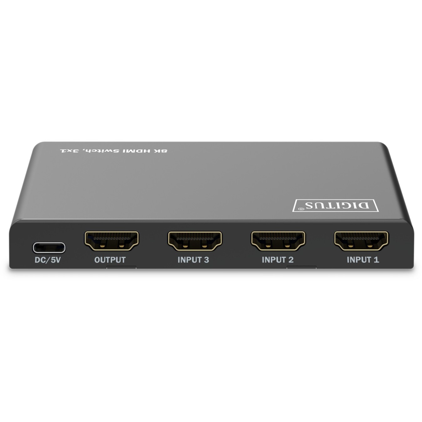 DIGITUS HDMI Switch - 3x1 8K60 HDR, HDCP 2.3 - Black — Buy in Cyprus with Fast Delivery