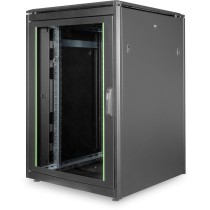 DIGITUS Netzwerkschrank Unique 22U 1164x800x800mm Black - Freestanding Network Cabinet — Buy in Cyprus with Fast Delivery
