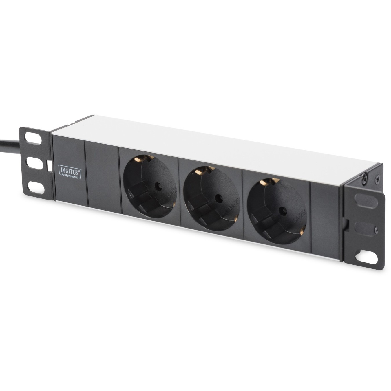 DIGITUS Power Strip 1U 3-Gang Aluminum 2m Lead — Buy in Cyprus with Fast Delivery