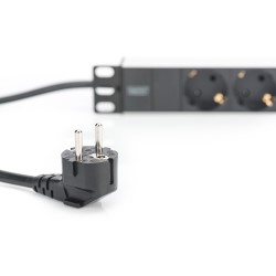 Buy DIGITUS Power Strip 1U 3-Gang Aluminum 2m Lead in Cyprus, Nicosia, Limassol, Larnaka, Pafos