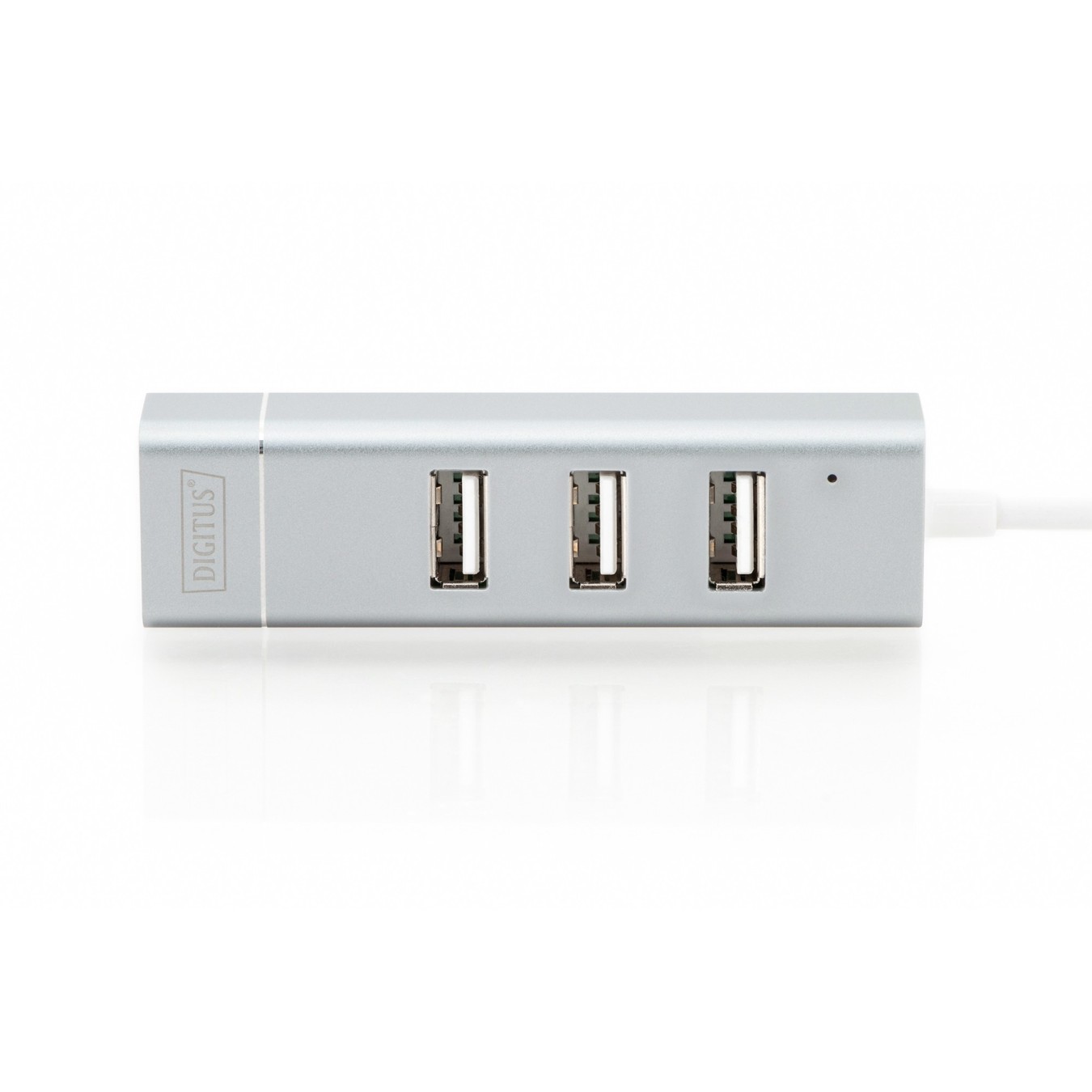 DIGITUS USB-C Hub with 1GbE Ethernet + 3-Port USB-A Hub - White — Buy in Cyprus with Fast Delivery