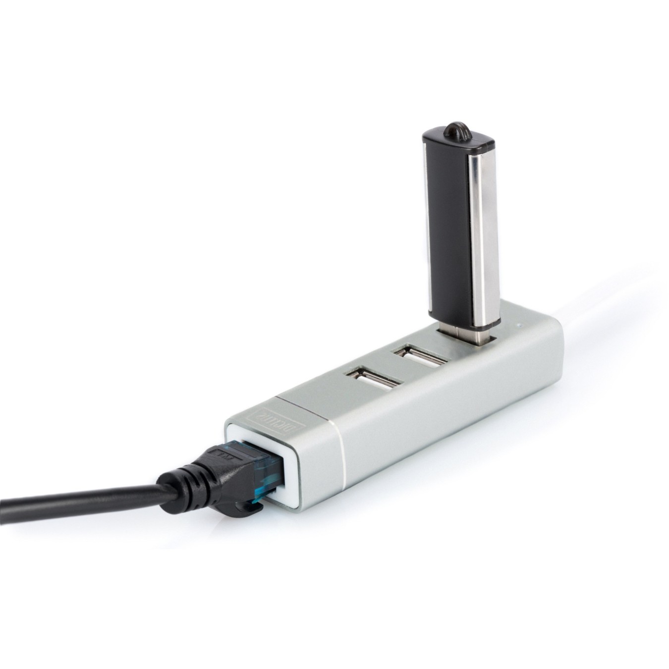 DIGITUS USB-C Hub with 1GbE Ethernet + 3-Port USB-A Hub - White — Buy in Cyprus with Fast Delivery