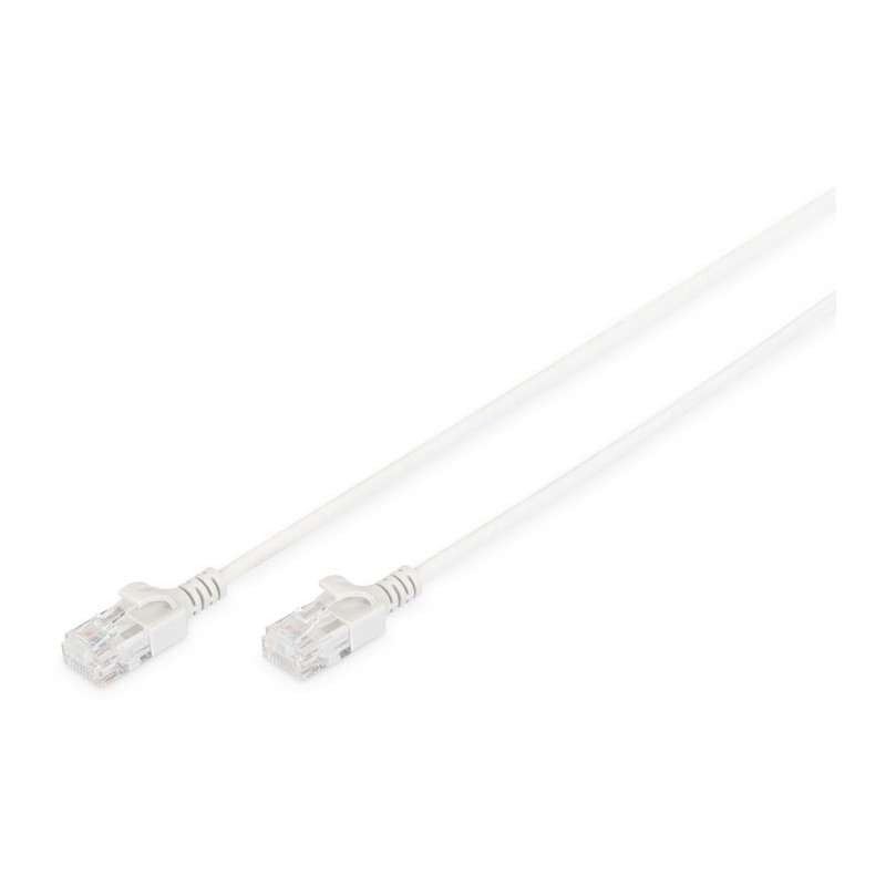 Buy DIGITUS CAT6 U/UTP Slim Patch Cable - DK-1617-020S - Grey, 2m, Cat6, U/UTP in Cyprus, Nicosia, Limassol, Larnaka, Pafos