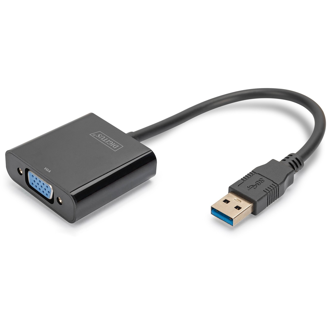 DIGITUS USB 3.0 to VGA Adapter - 1080p Display USB-A 3.0 — Buy in Cyprus with Fast Delivery