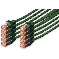 Buy DIGITUS CAT 6 SFTP Patch Cable - 5 m - Green, 10 pcs in Cyprus, Nicosia, Limassol, Larnaka, Pafos