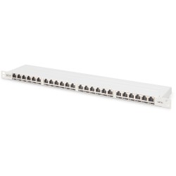 Buy DIGITUS CAT 6A High-Density Shielded Patch Panel - Class EA - 19-Inch Rack in Cyprus, Nicosia, Limassol, Larnaka, Pafos
