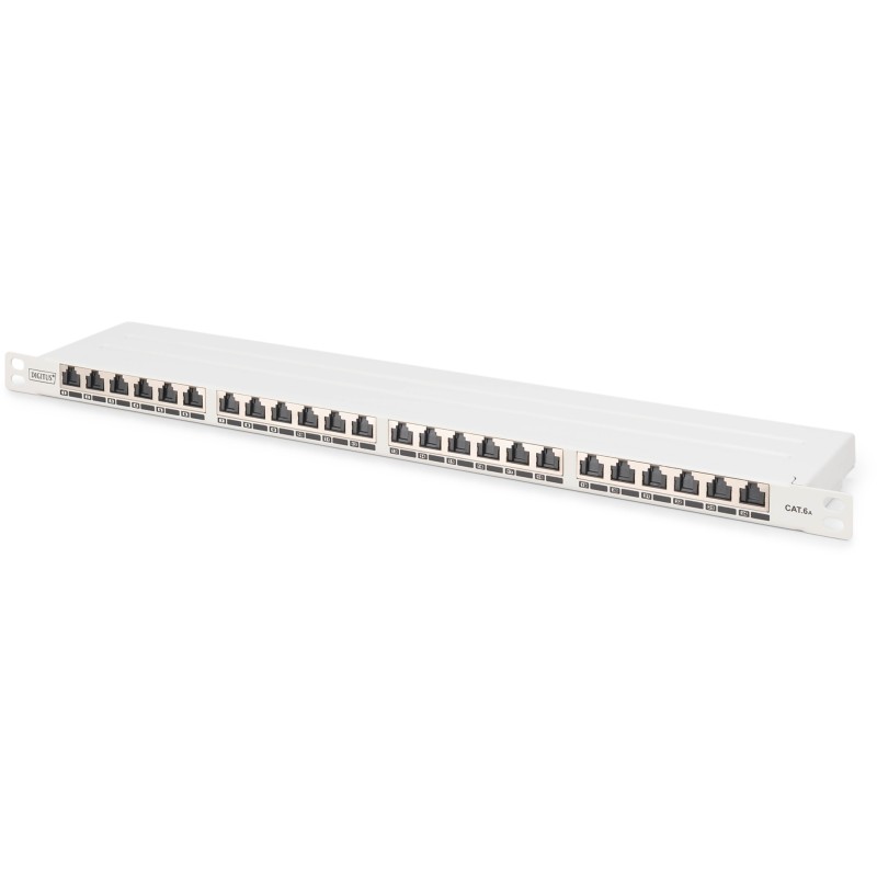 Buy DIGITUS CAT 6A High-Density Shielded Patch Panel - Class EA - 19-Inch Rack in Cyprus, Nicosia, Limassol, Larnaka, Pafos