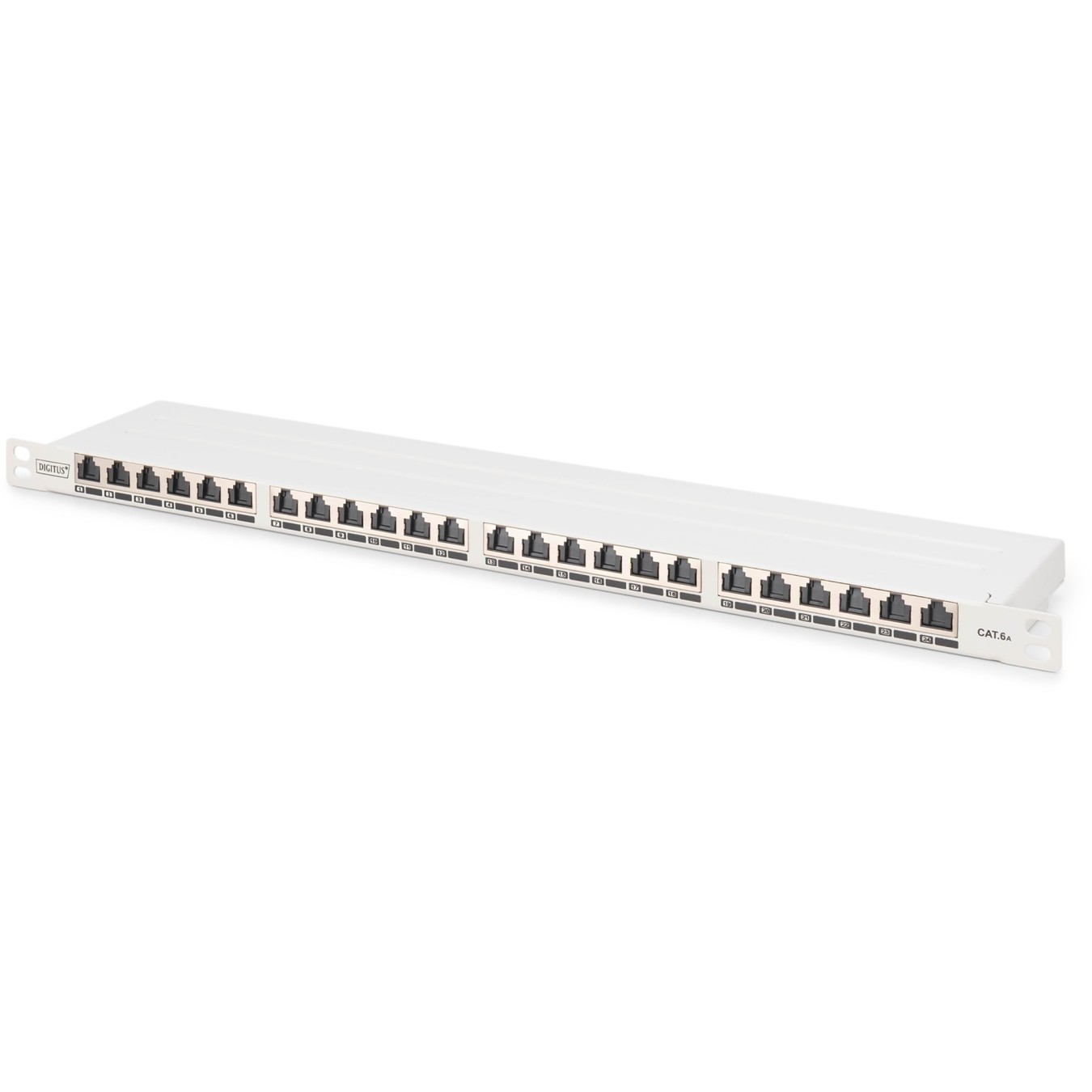 DIGITUS CAT 6A High-Density Shielded Patch Panel - Class EA - 19-Inch Rack — Buy in Cyprus with Fast Delivery
