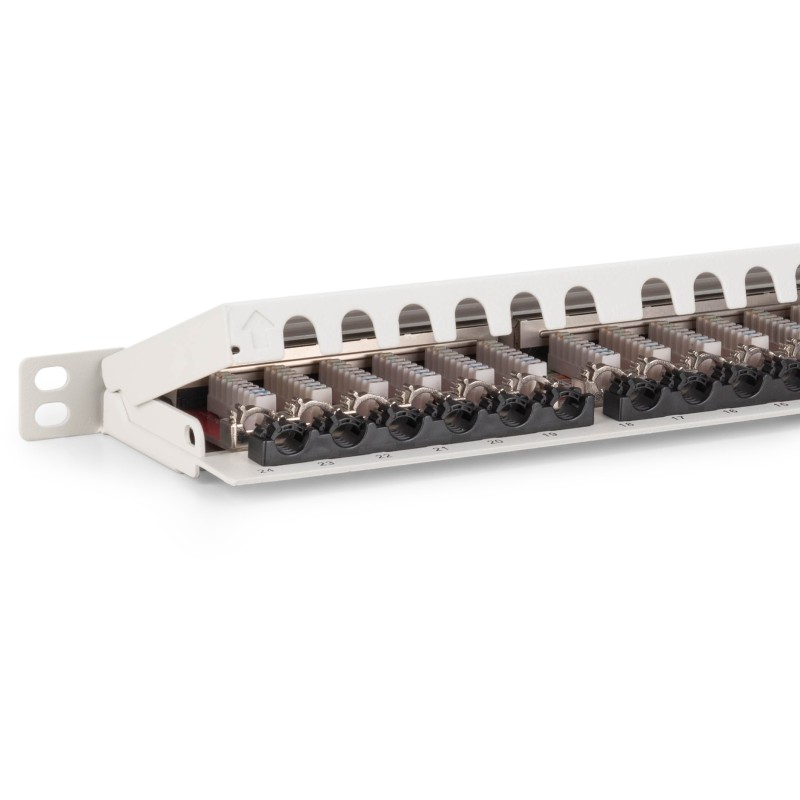 Buy DIGITUS CAT 6A High-Density Shielded Patch Panel - Class EA - 19-Inch Rack in Cyprus, Nicosia, Limassol, Larnaka, Pafos