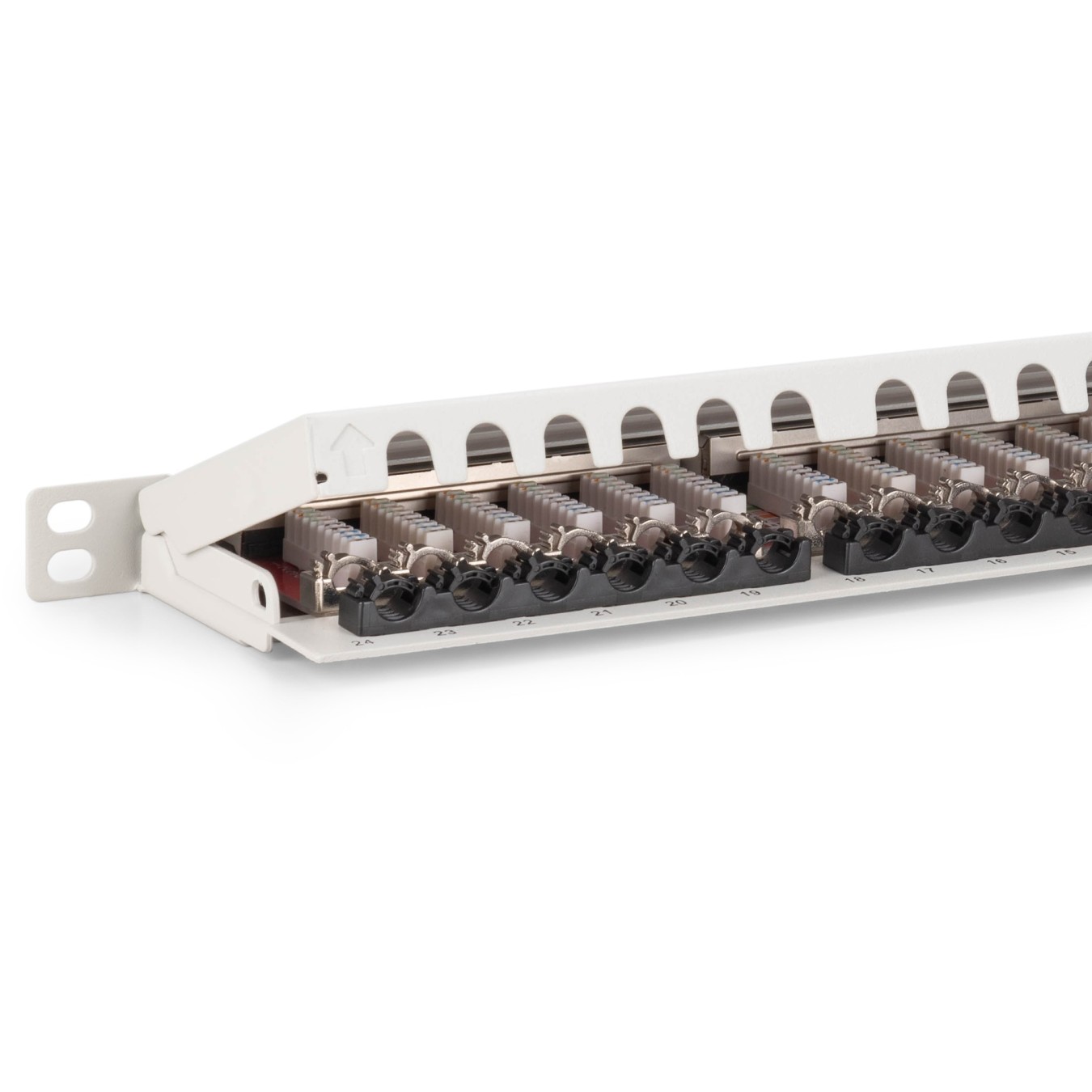 DIGITUS CAT 6A High-Density Shielded Patch Panel - Class EA - 19-Inch Rack — Buy in Cyprus with Fast Delivery
