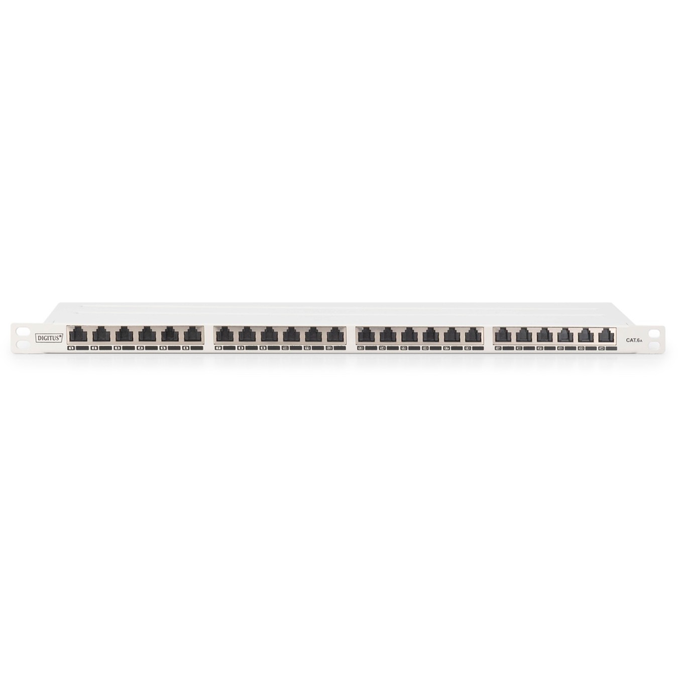 DIGITUS CAT 6A High-Density Shielded Patch Panel - Class EA - 19-Inch Rack — Buy in Cyprus with Fast Delivery