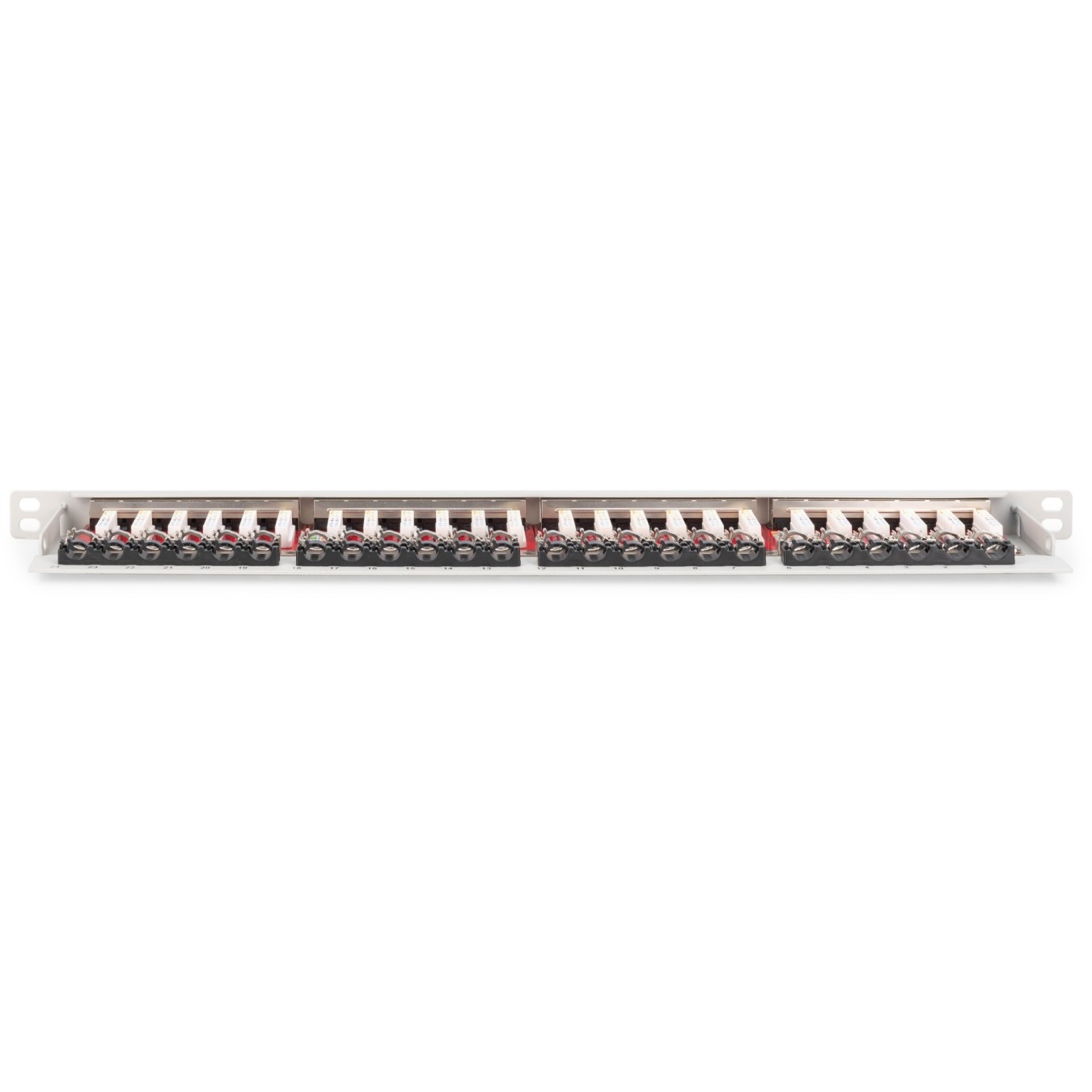 DIGITUS CAT 6A High-Density Shielded Patch Panel - Class EA - 19-Inch Rack — Buy in Cyprus with Fast Delivery