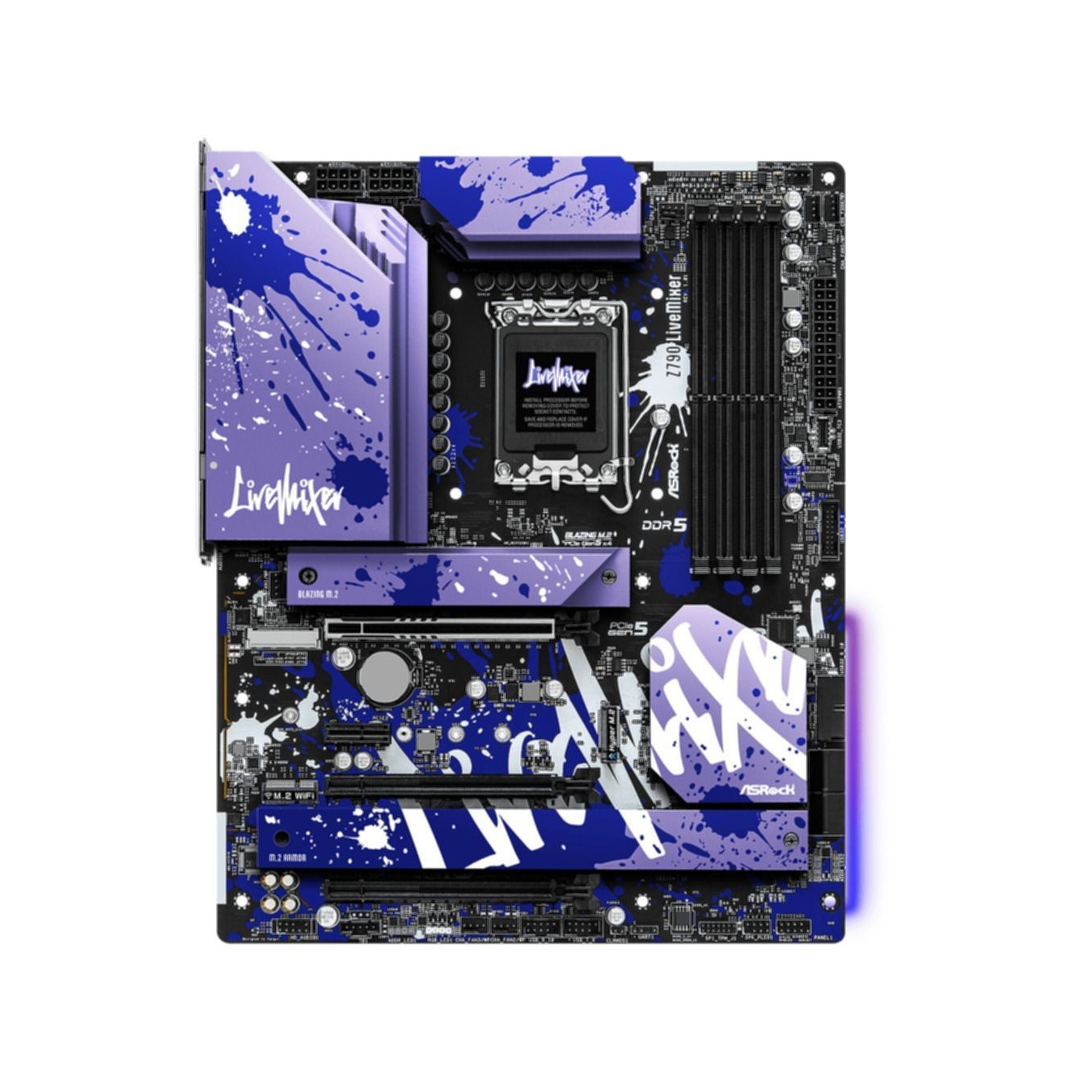 ASRock Z790 Live Mixer - LGA1700 ATX Motherboard (Intel Z790, DDR5, 4x DIMM, 128GB, PCIe 5.0, 2.5Gb LAN)