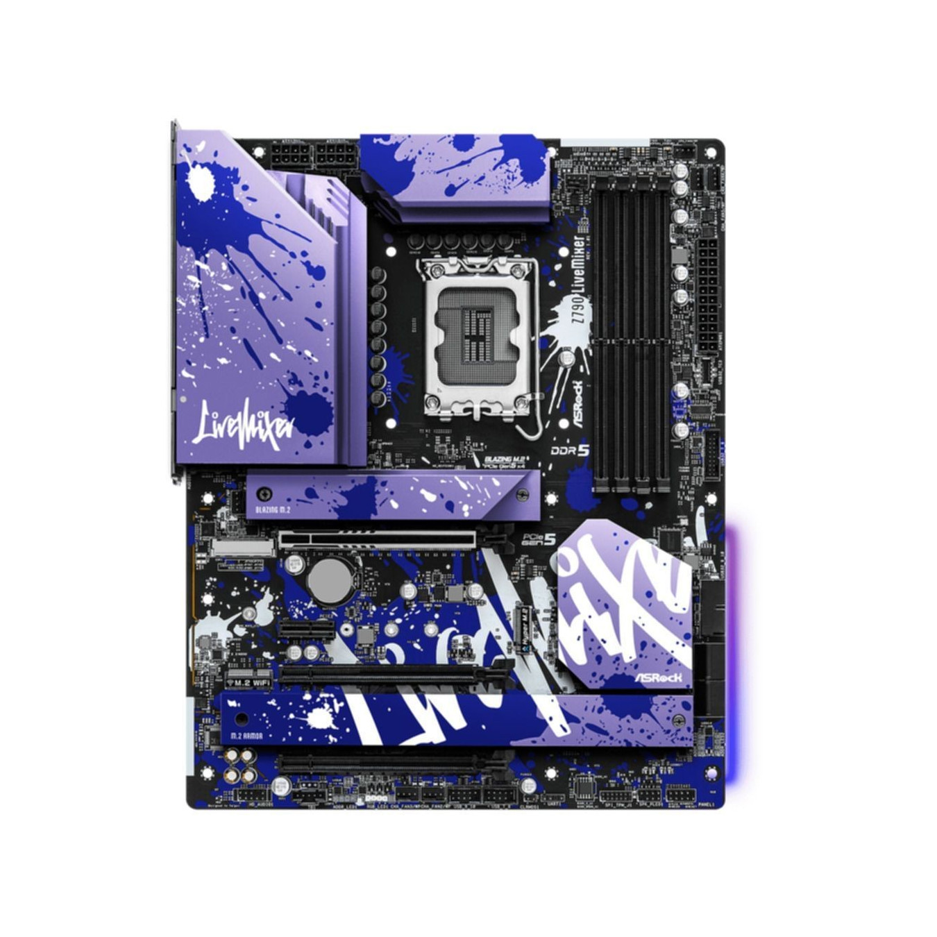 ASRock Z790 Live Mixer - LGA1700 ATX Motherboard (Intel Z790, DDR5, 4x DIMM, 128GB, PCIe 5.0, 2.5Gb LAN)