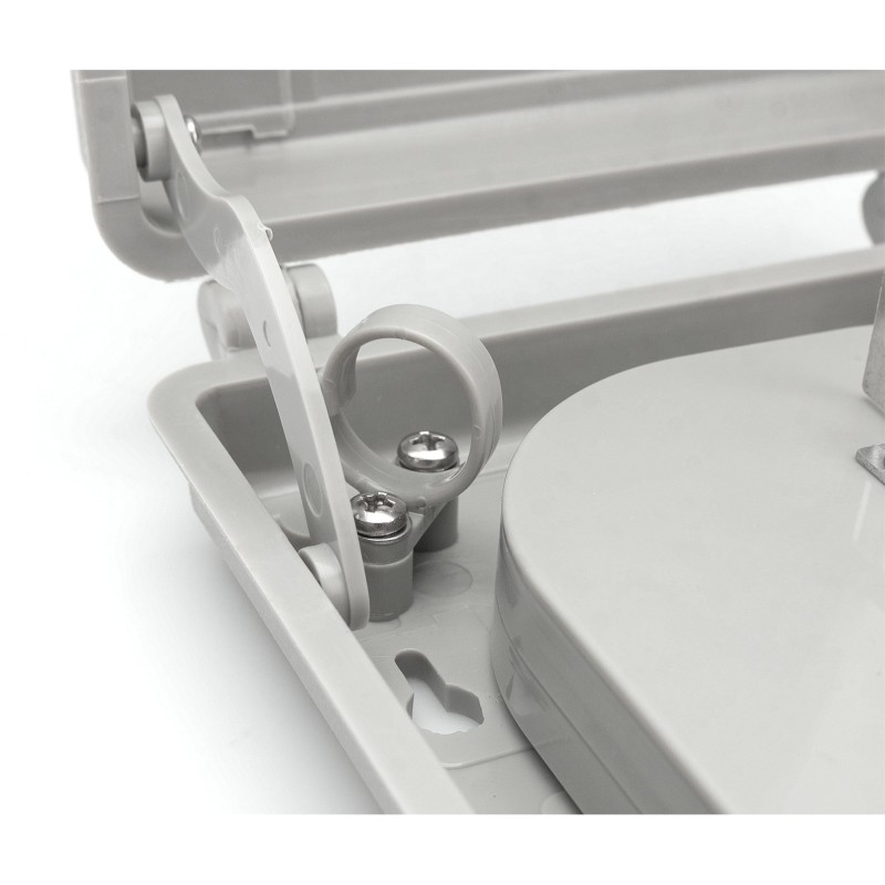 Buy DIGITUS Fiber Optic Outdoor Box - Grey, 8x SC SX, 160x300x43 mm in Cyprus, Nicosia, Limassol, Larnaka, Pafos