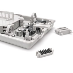 Buy DIGITUS Fiber Optic Outdoor Box - Grey, 8x SC SX, 160x300x43 mm in Cyprus, Nicosia, Limassol, Larnaka, Pafos