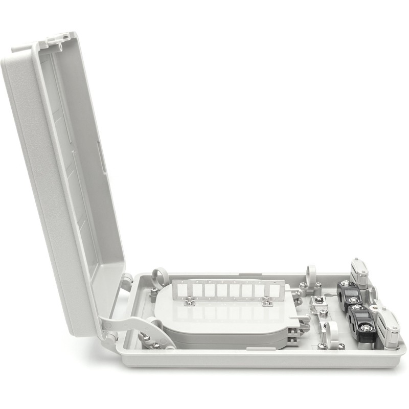 Buy DIGITUS Fiber Optic Outdoor Box - Grey, 8x SC SX, 160x300x43 mm in Cyprus, Nicosia, Limassol, Larnaka, Pafos