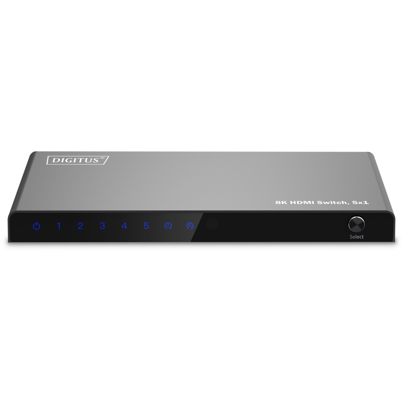 DIGITUS HDMI Switch - (Black, 5x1, 8K60 HDR, HDCP 2.3) — Buy in Cyprus with Fast Delivery