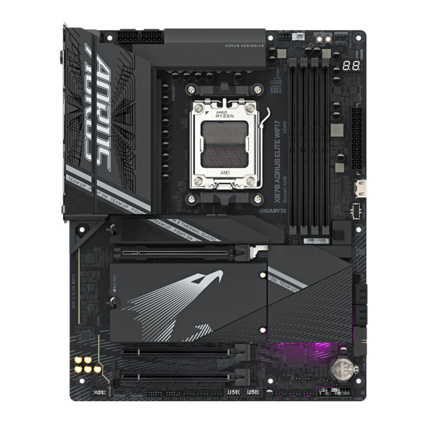Gigabyte GA-X870 AORUS Elite WiFi7 AM5 ATX MB DDR5 256GB PCIe5 WiFi7 (Boxed) — Buy in Cyprus with Fast Delivery