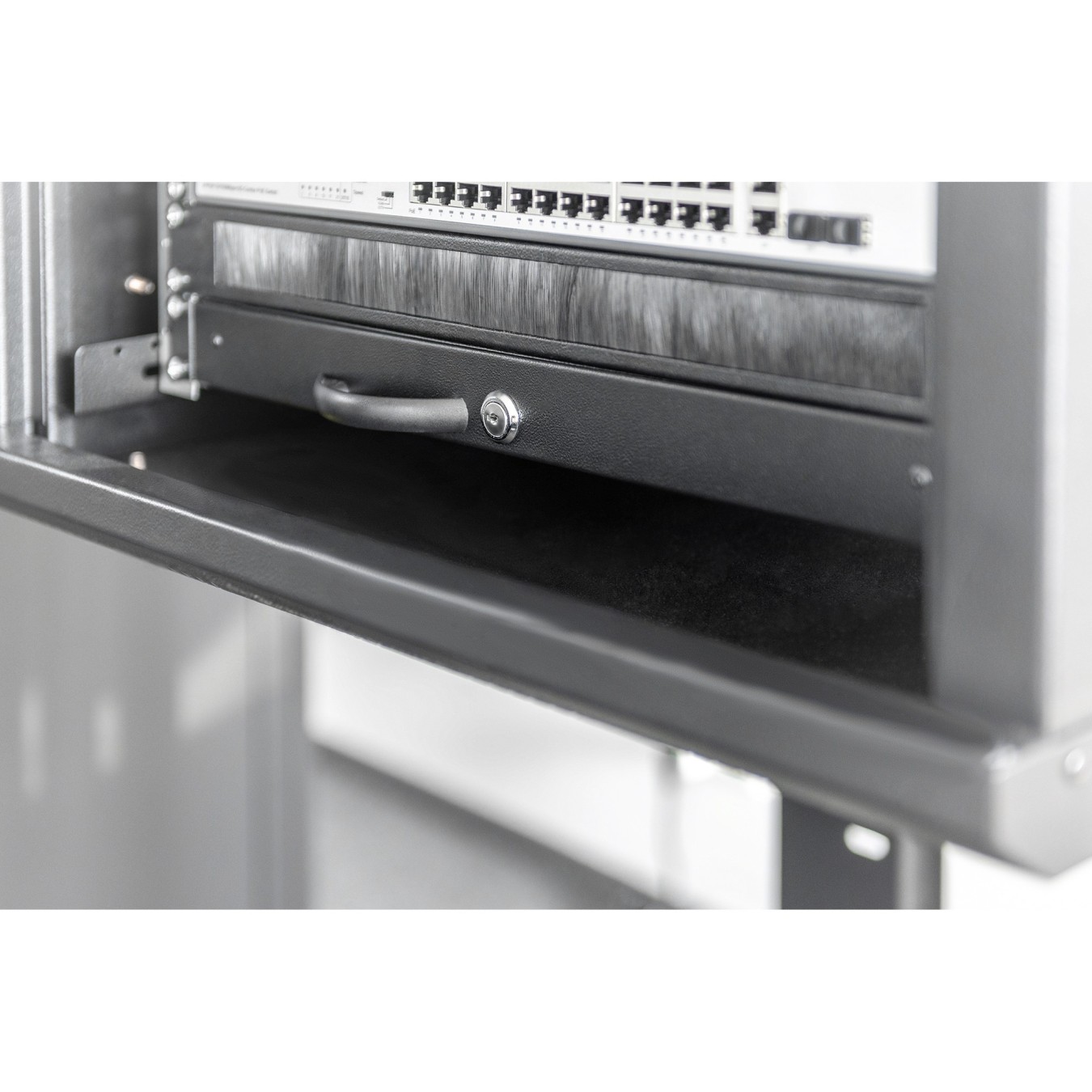 Digitus 1U Keyboard Drawer for 19-inch Cabinets (Black, Lockable) — Buy in Cyprus with Fast Delivery