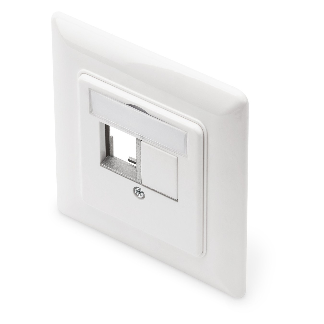 DIGITUS Empty Junction Box with Central Plate and Frame - 2 Keystone - Box — Buy in Cyprus with Fast Delivery