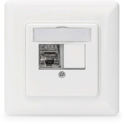 Buy DIGITUS Empty Junction Box with Central Plate and Frame - 2 Keystone - Box in Cyprus, Nicosia, Limassol, Larnaka, Pafos