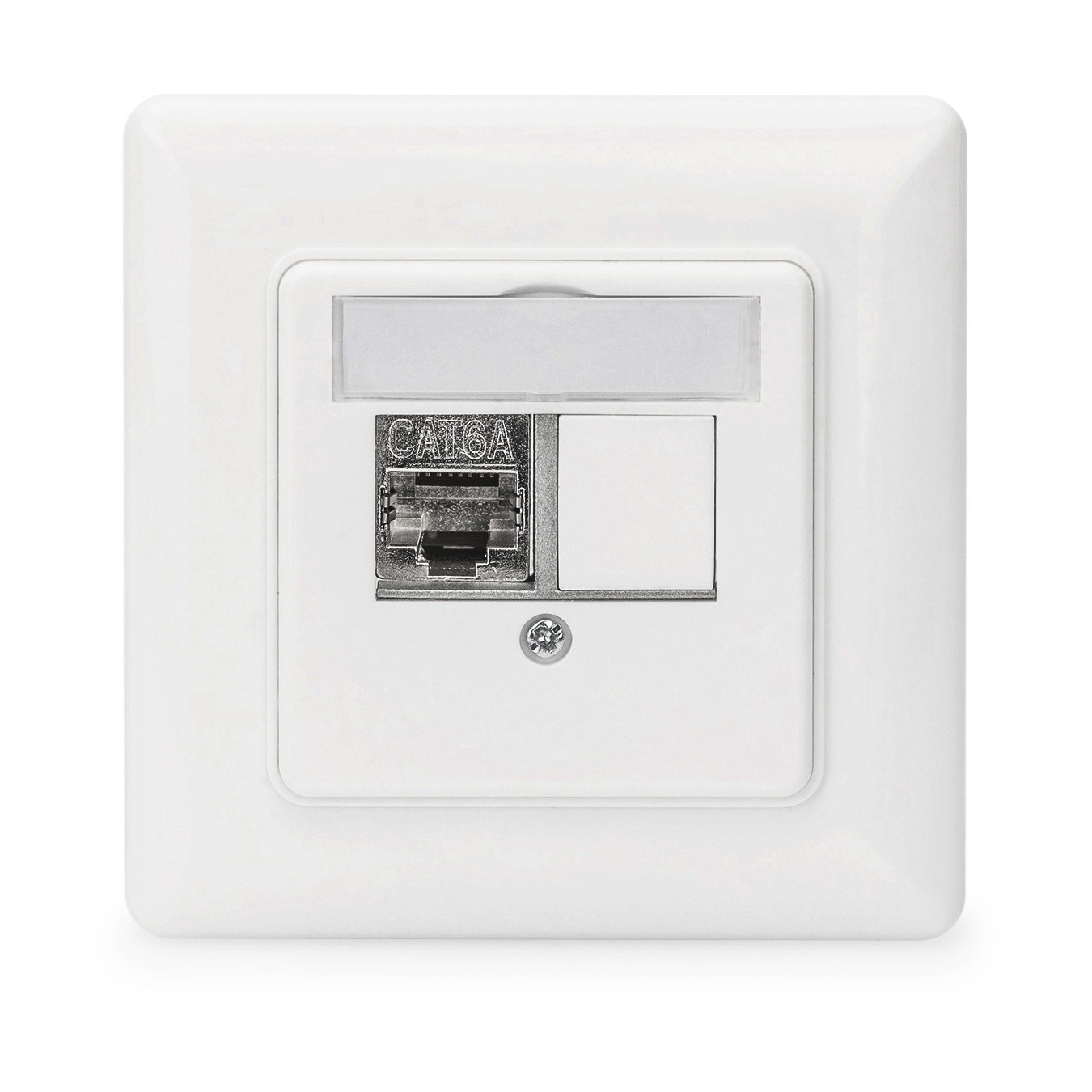 DIGITUS Empty Junction Box with Central Plate and Frame - 2 Keystone - Box — Buy in Cyprus with Fast Delivery