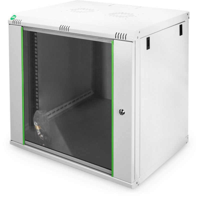Buy Digitus 19'' 12U Wall-mount Rack Enclosure - 638.40x600x450mm - Grey (RAL 7035) in Cyprus, Nicosia, Limassol, Larnaka, Pafos