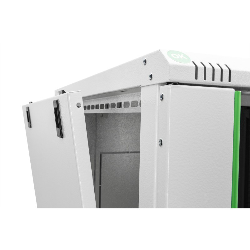 Buy Digitus 19'' 12U Wall-mount Rack Enclosure - 638.40x600x450mm - Grey (RAL 7035) in Cyprus, Nicosia, Limassol, Larnaka, Pafos