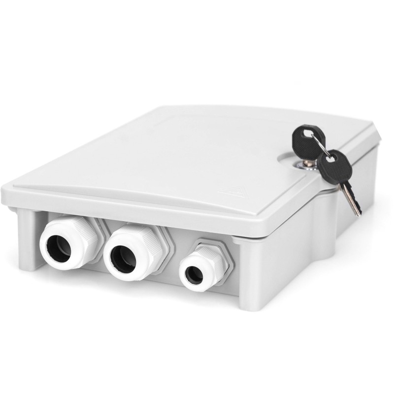 Buy DIGITUS FTTH Outdoor Distribution Box - DX - Grey, 6 SC (195x265x60 mm) in Cyprus, Nicosia, Limassol, Larnaka, Pafos