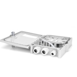 Buy DIGITUS FTTH Outdoor Distribution Box - DX - Grey, 6 SC (195x265x60 mm) in Cyprus, Nicosia, Limassol, Larnaka, Pafos