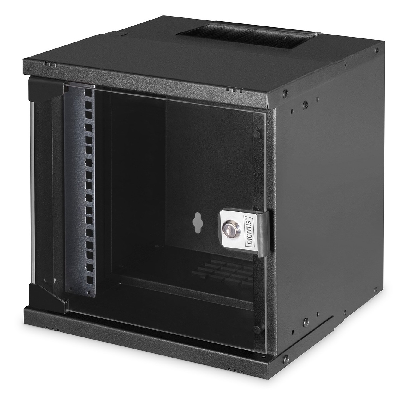 Digitus SOHO PRO Wall Mount Rack Enclosure - SOHO PRO - 6U, 325x315x300 mm, Black — Buy in Cyprus with Fast Delivery