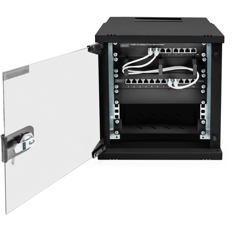 Buy Digitus SOHO PRO Wall Mount Rack Enclosure - SOHO PRO - 6U, 325x315x300 mm, ... in Cyprus, Nicosia, Limassol, Larnaka, Pafos
