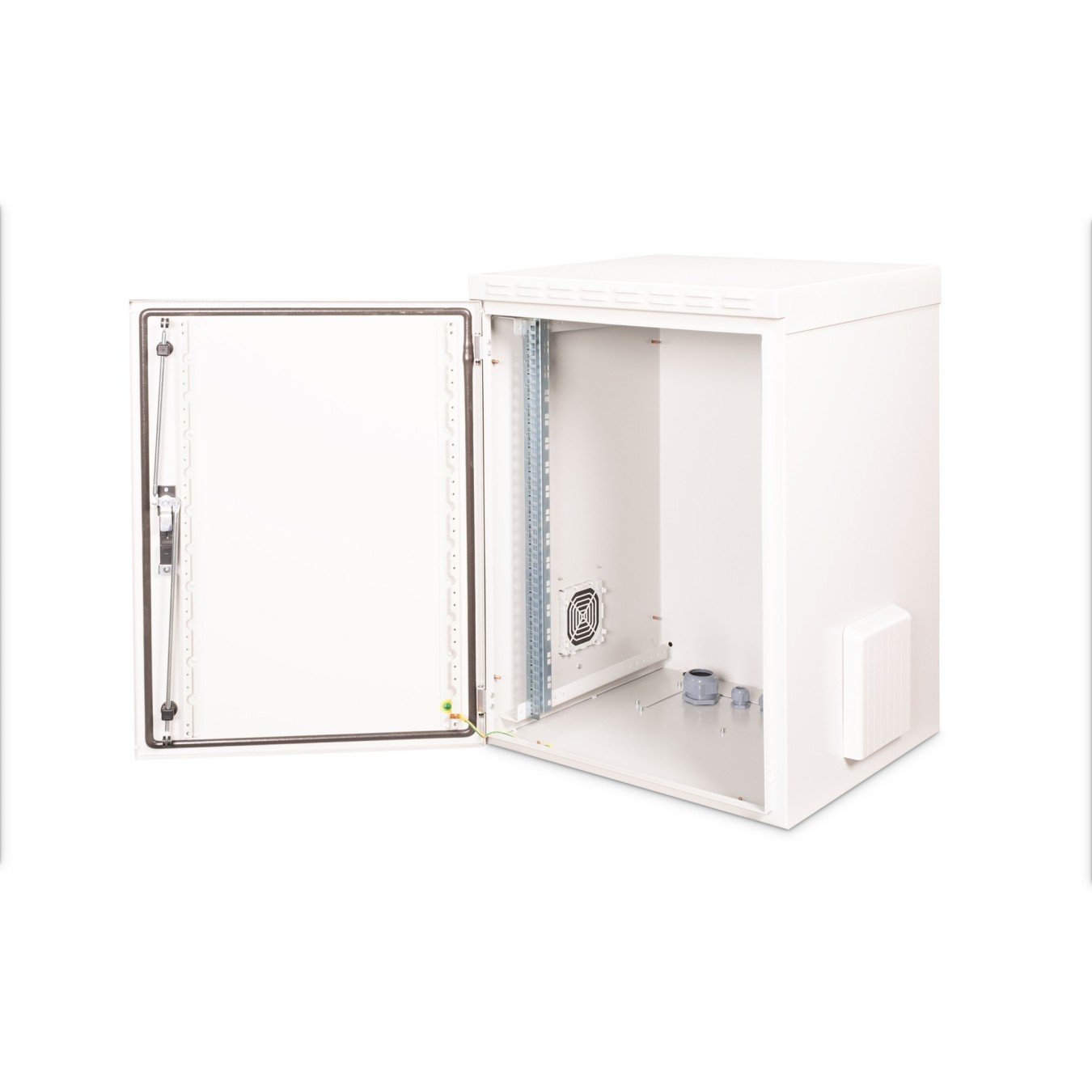 16HE Wall-Mounted Outdoor Cabinet IP55 891x600x600 mm Grey (RAL 7035) DIGITUS Professional — Buy in Cyprus with Fast Delivery