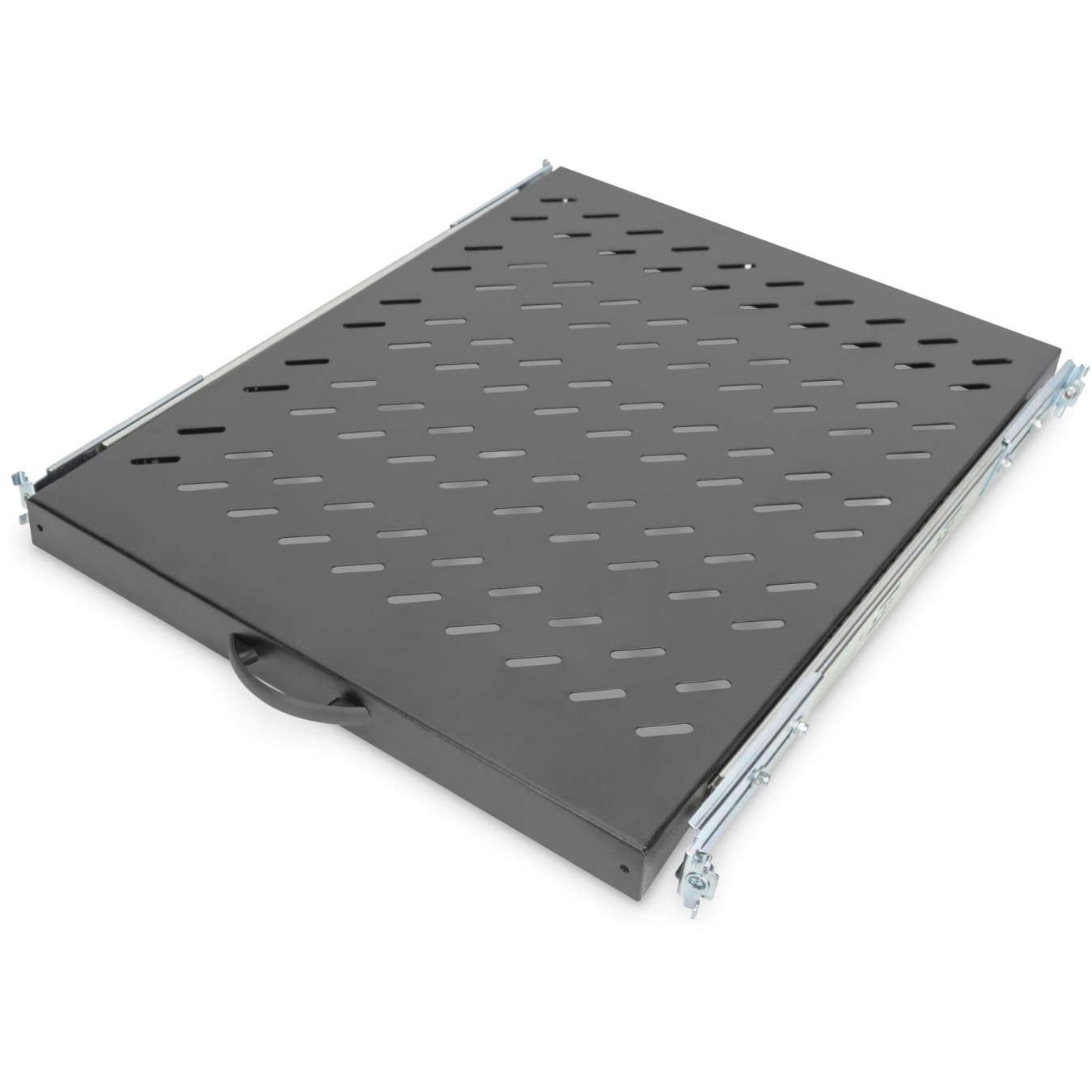 DIGITUS Extendible Shelf - Black - 1U, 483mm W x 570mm D — Buy in Cyprus with Fast Delivery