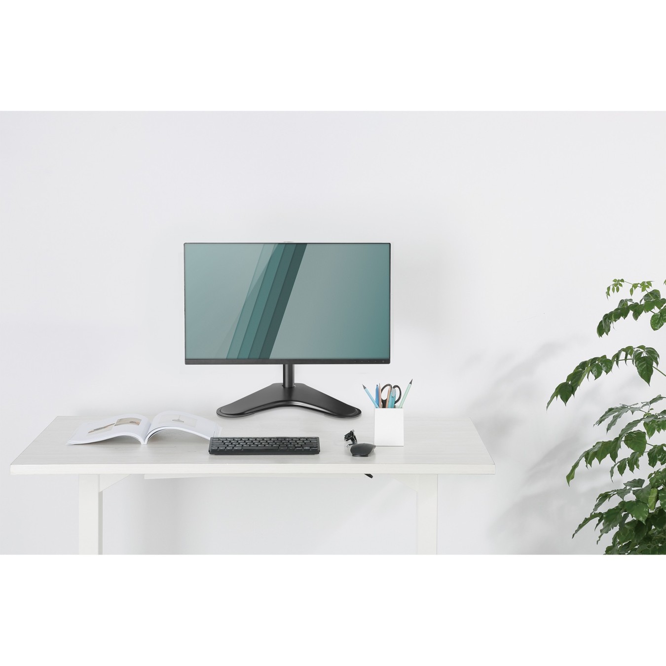 Monitor Mount for 1 Monitor 17-32" 8kg - DA-90437 - Black Stand Base — Buy in Cyprus with Fast Delivery