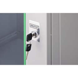 Buy Digitus Wall Mount Rack Cabinet 19" 16U 789x600x600 mm - Gray (RAL 7035) in Cyprus, Nicosia, Limassol, Larnaka, Pafos